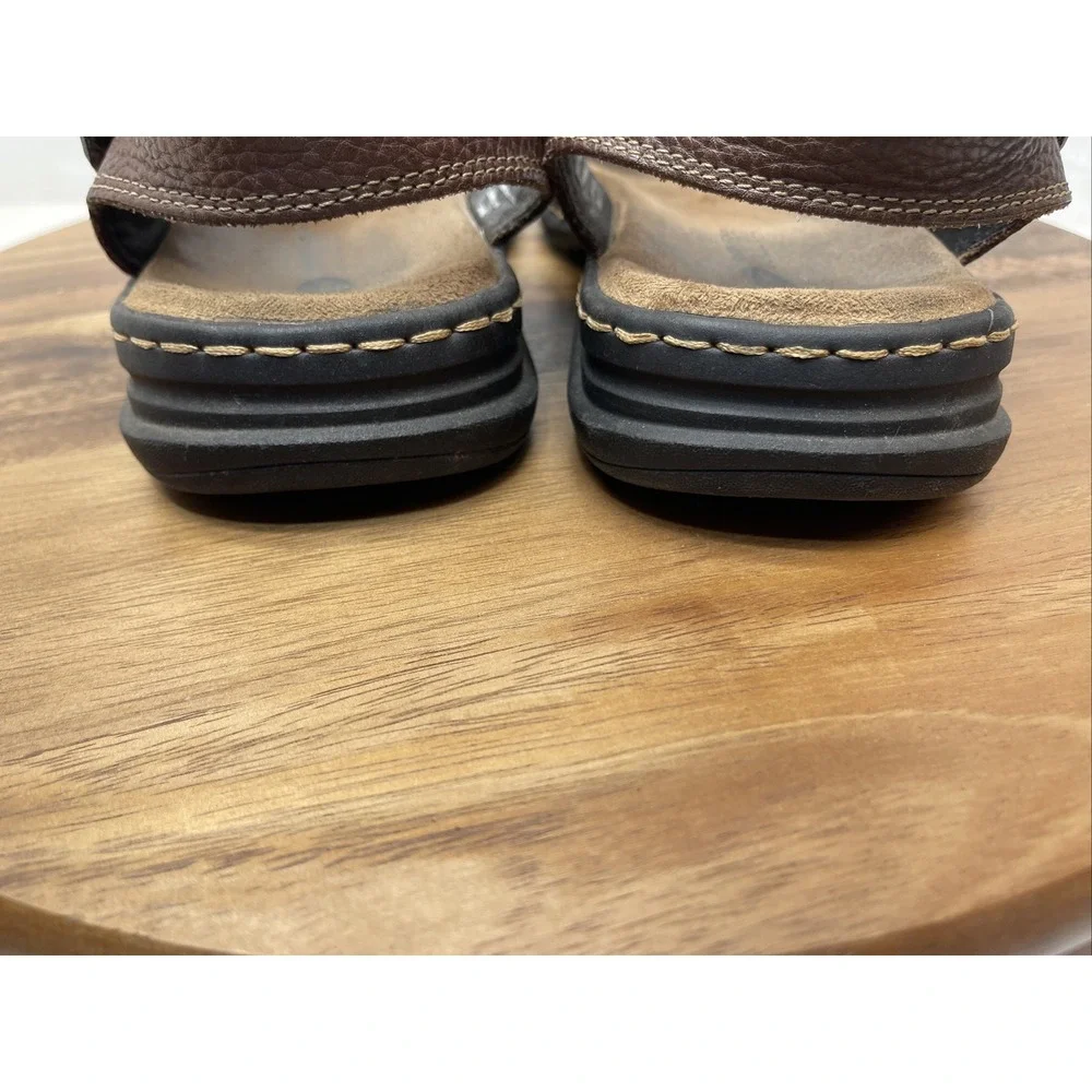 Dr Scholl's Sandals‎ Men's Size 11 Graven Brown Leather Sandals